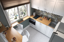 Советы по ремонту и оформлению маленькой кухни